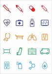 医院医疗器械设备icon小图标