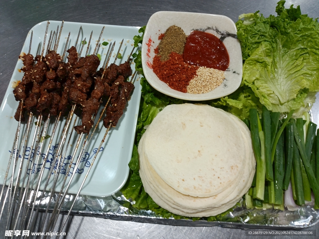 小饼烤肉