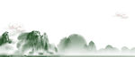 国风水墨山水背景