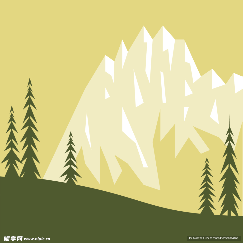 矢量山水
