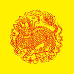 中国传统麒麟矢量图