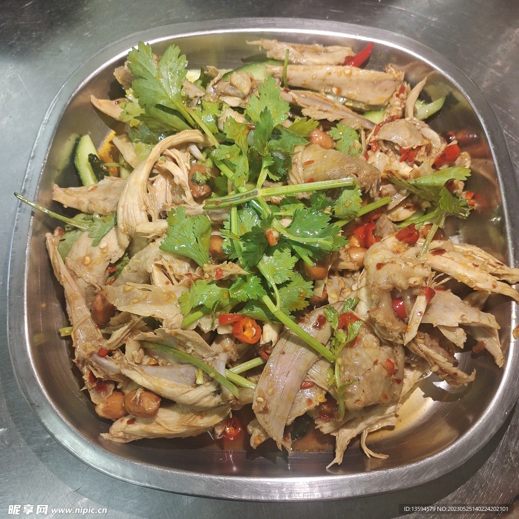 麻辣手撕鸡
