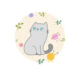 手绘猫  