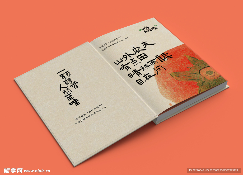 硬壳书籍VI样机
