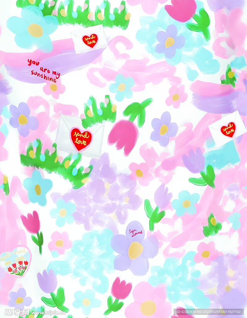 扎染花