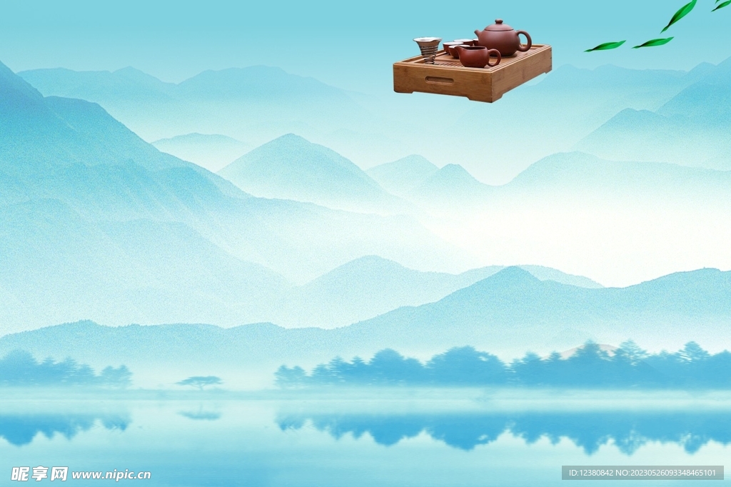 蓝色背景