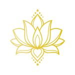 金色莲花图案