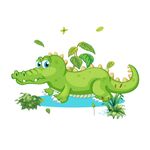 卡通鳄鱼