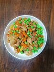 碗豆炒肉丁