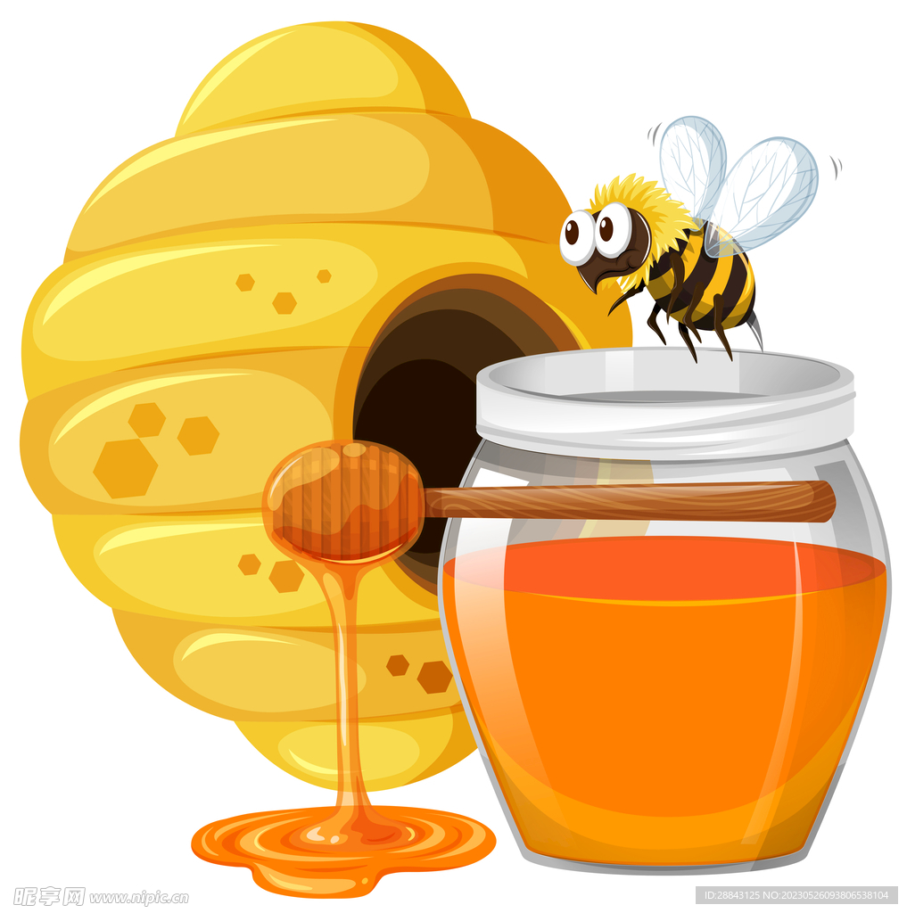 蜂蜜蜂巢蜜蜂装瓶
