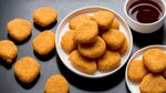 油炸鸡块小吃餐饮美食摄影图炸鸡