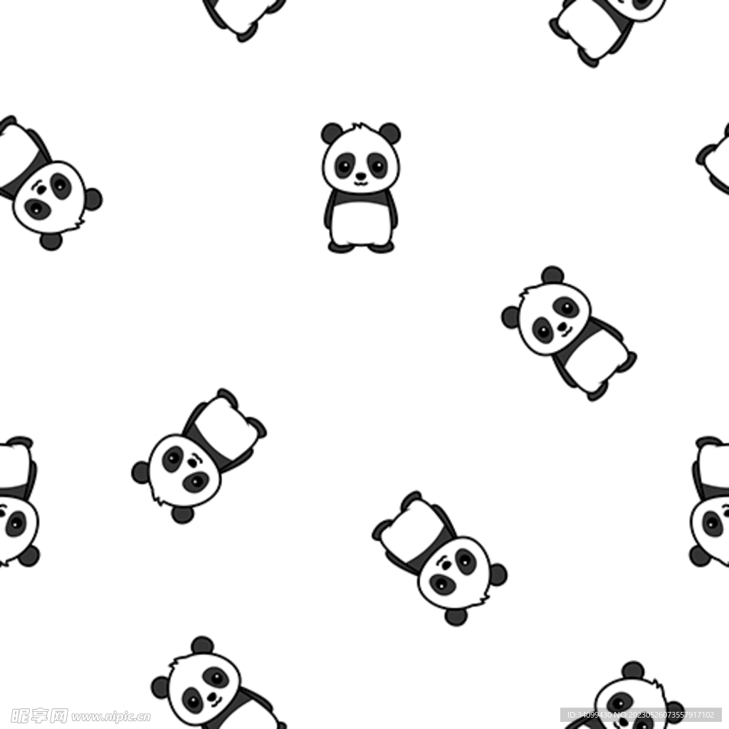 熊猫图案