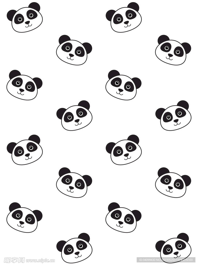 熊猫图案