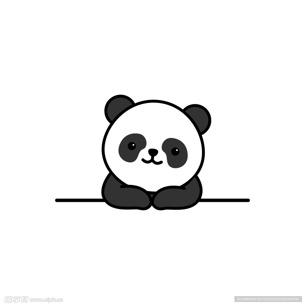 卡通熊猫