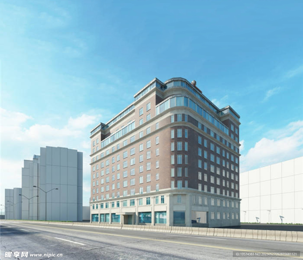 C4D模型 商场  