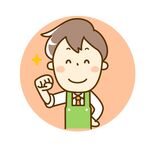 店员插画人物 