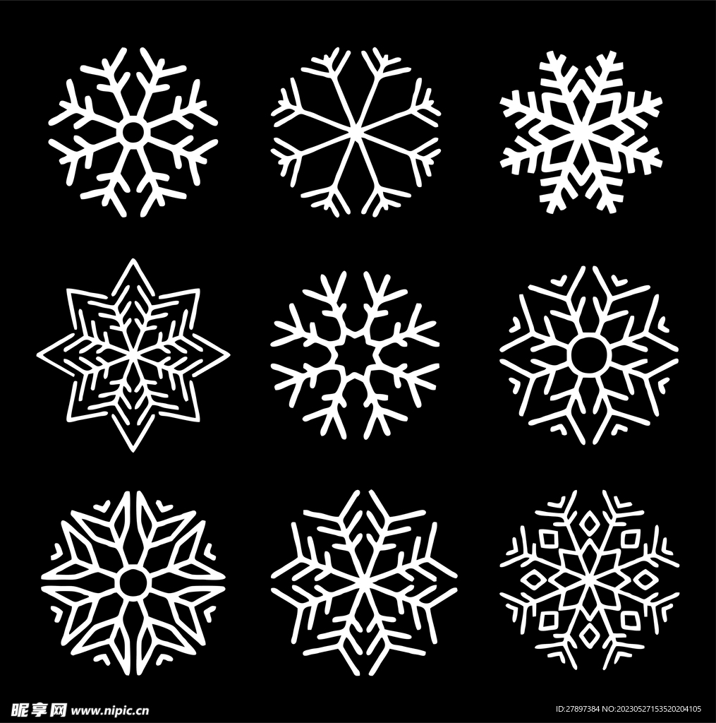 雪花png