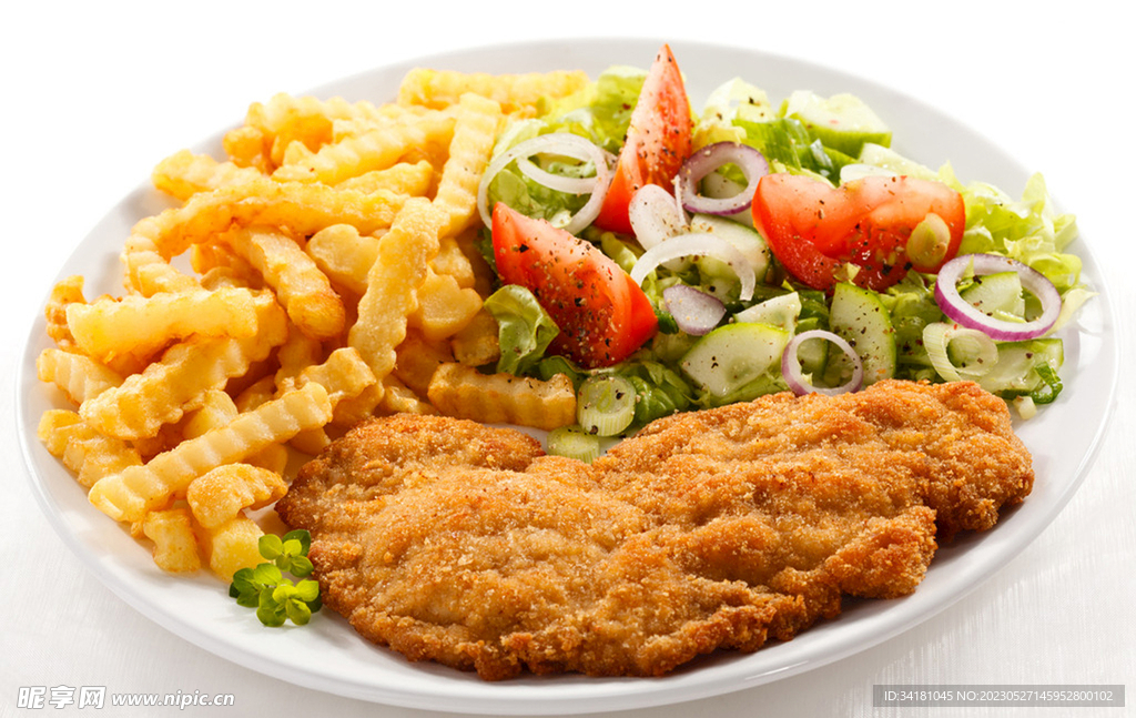 炸鸡块食物