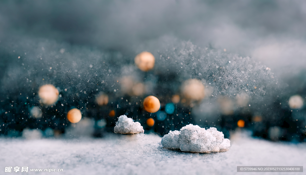 冬天白雪背景