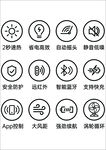 风扇详情页功能图标icon