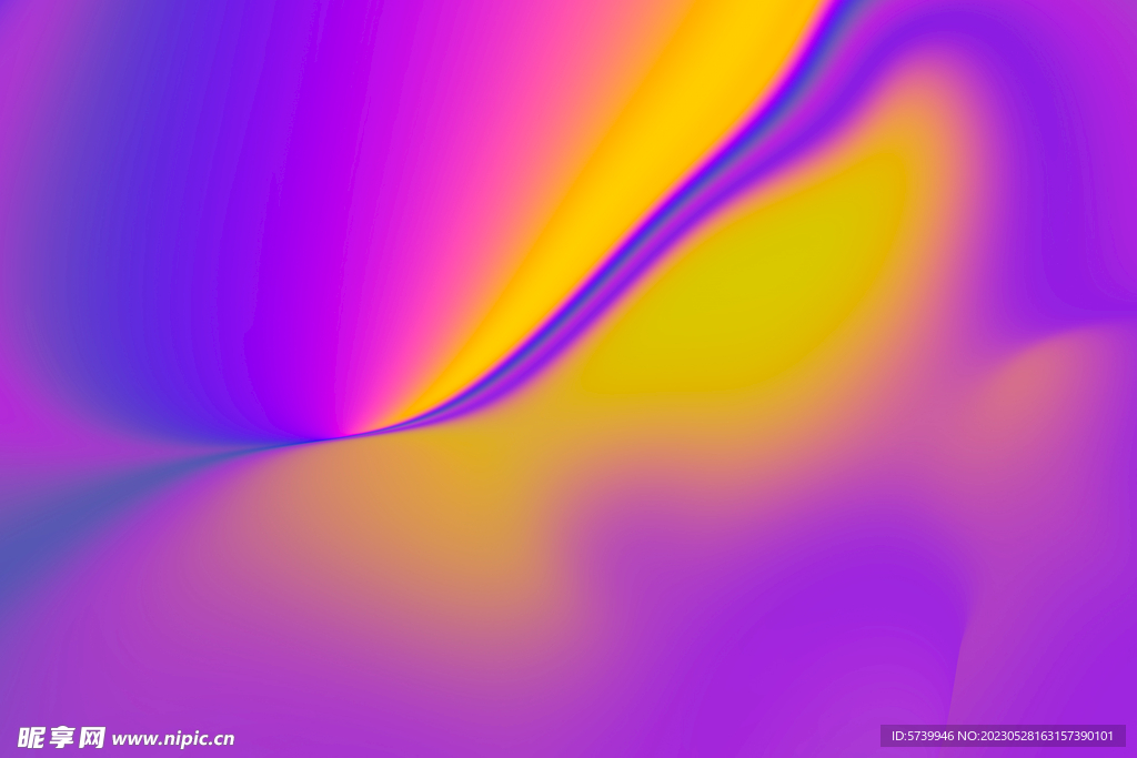 彩色液态流动波浪纹理