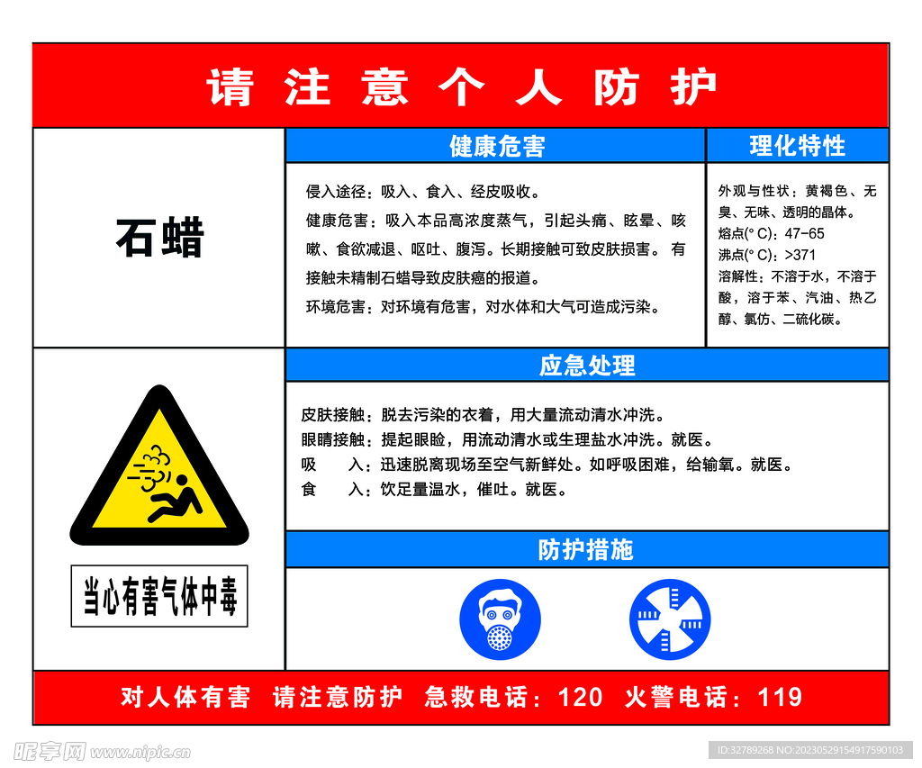 职业病危害告知卡