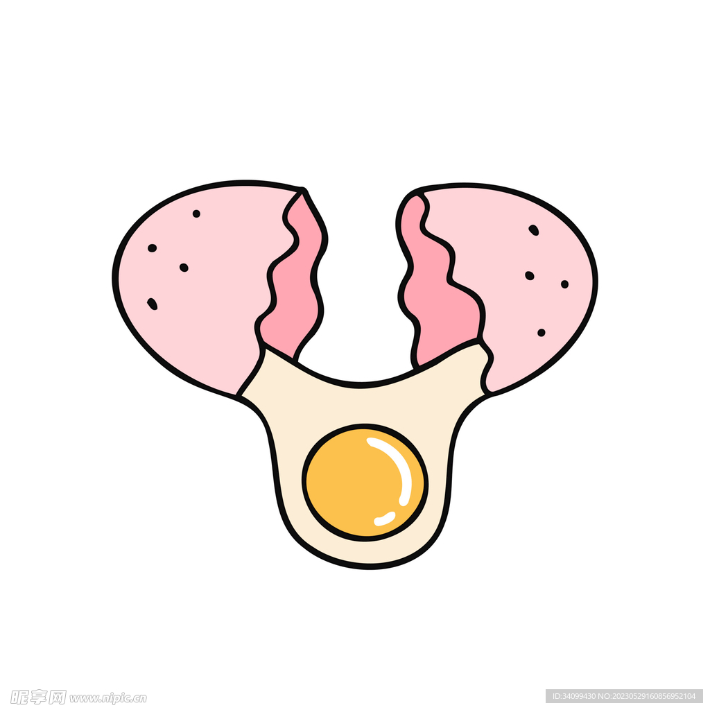 卡通鸡蛋