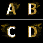 流沙字ABCD