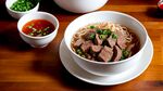 美味牛肉面餐饮小吃摄影高清摆盘