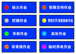 标识牌  红蓝