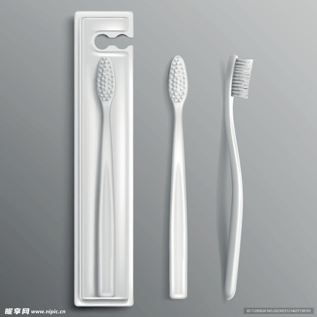 牙刷插画