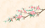 春天桃花素材