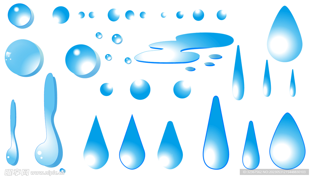 水滴气泡 