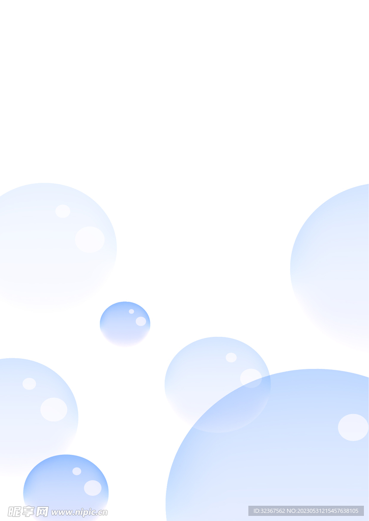 水滴气泡背景