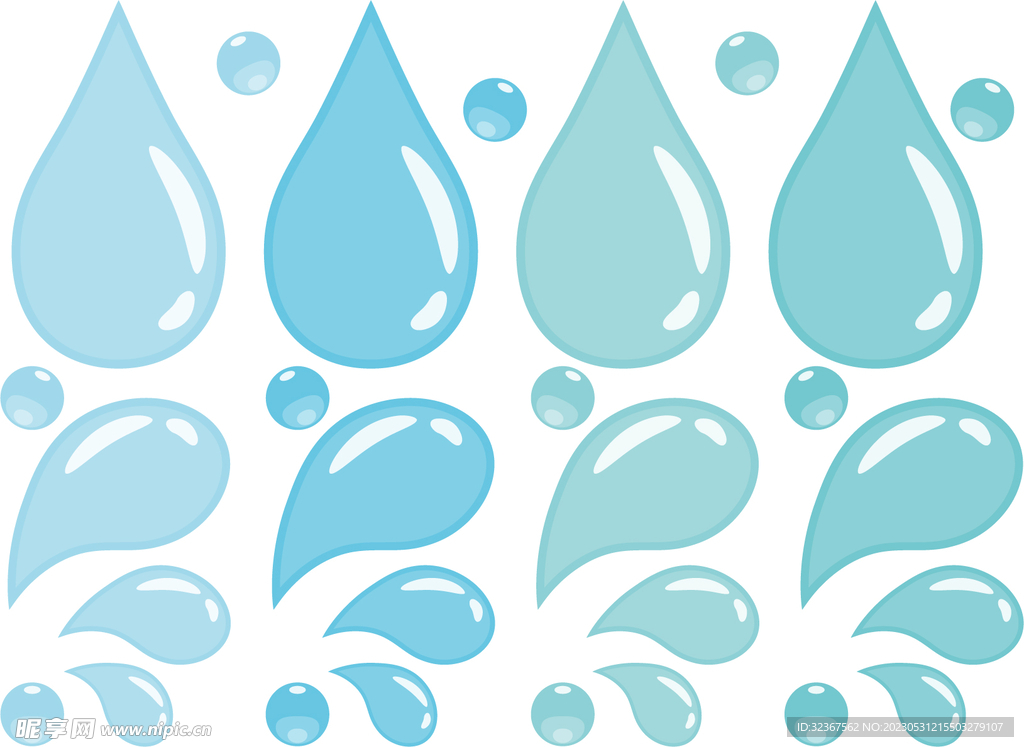 水滴气泡 