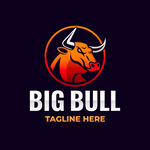 公牛渐变LOGO
