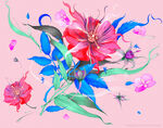 插画手绘鲜花