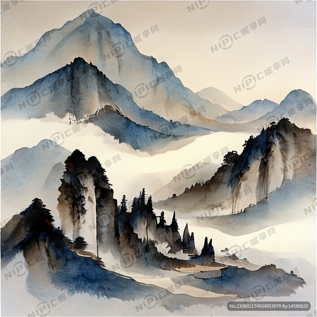 山水墨汁