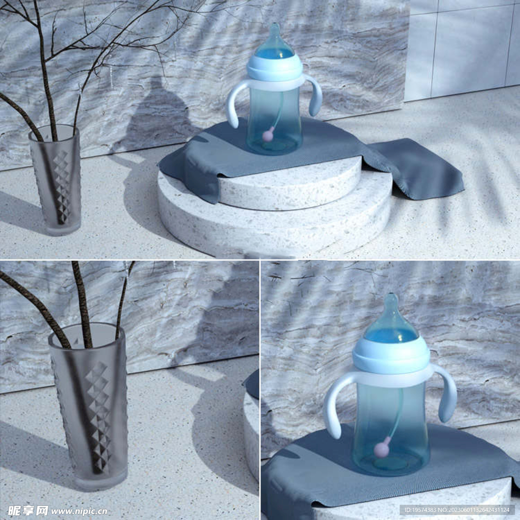 C4D模型 水壶
