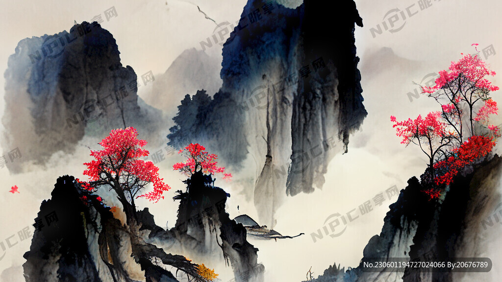 游戏梦幻唯美新中式风景 超高清