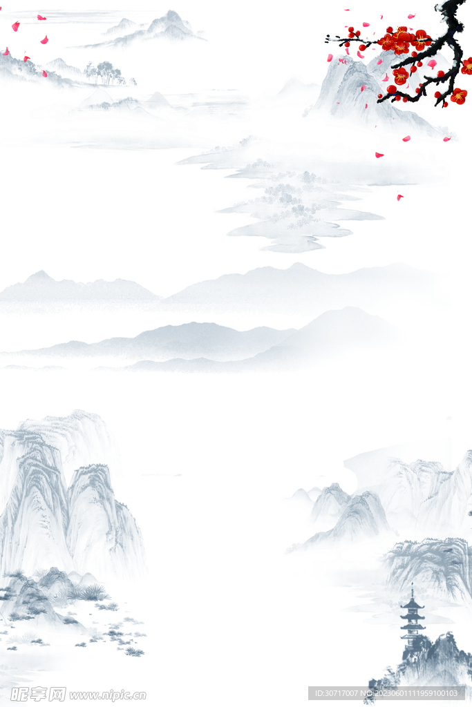 中国风海报背景