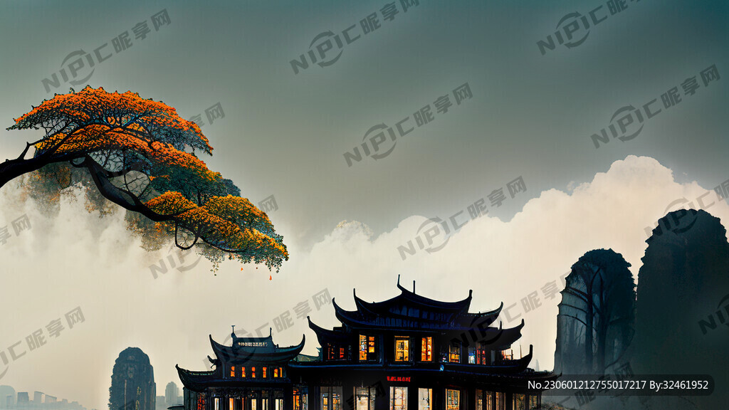 浙江杭州地标建筑