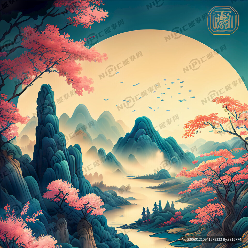 游戏梦幻唯美新中式风景 超高清