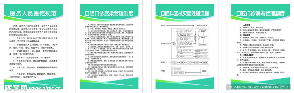 门诊口腔诊所制度