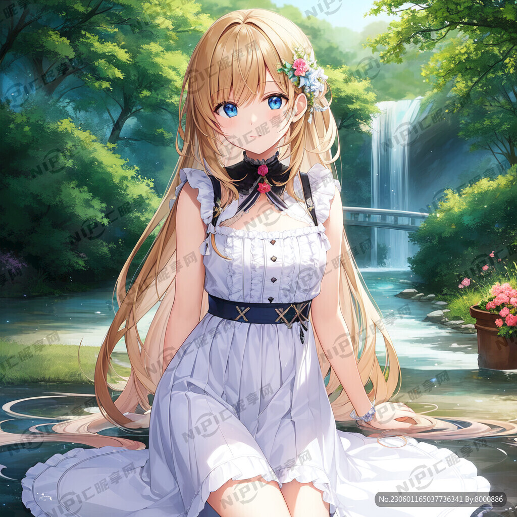可爱少女二次元流血