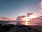 海滨夕阳风景