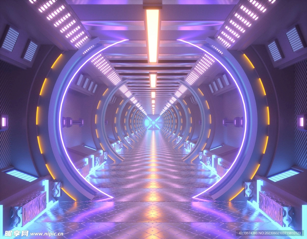 C4D模型 未来科技 