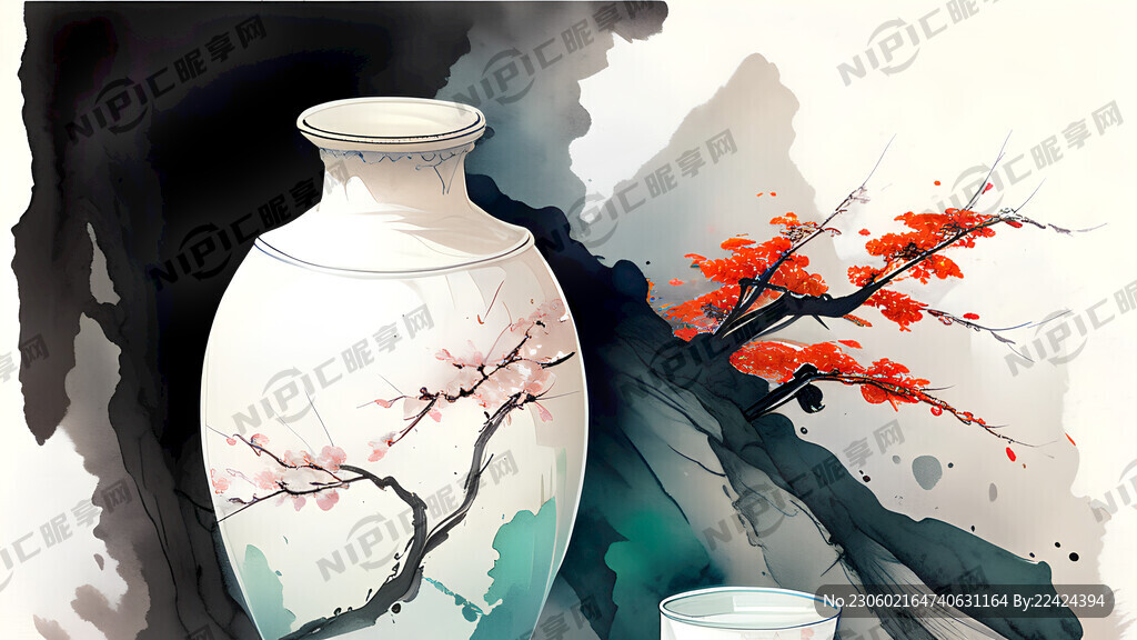 国潮 白酒 创意