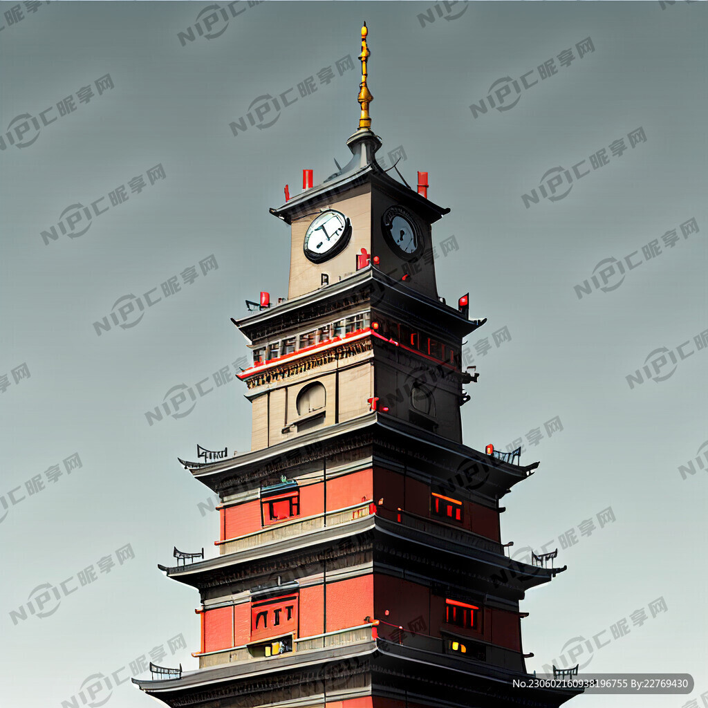 西安钟楼 大雁塔 西安地铁