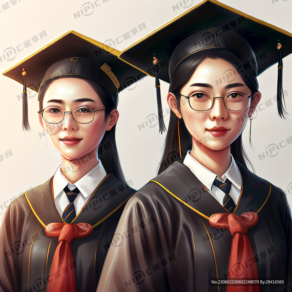 两个高考生毕业了
